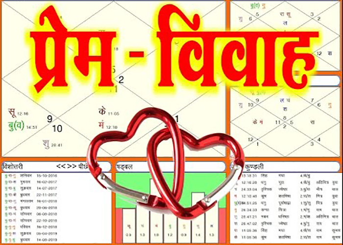 प्रेम विवाह होने के संकेत तथा कुंडली में प्रेम विवाह योग