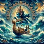 embodies-the-mythical-tales-and-time-traveling-journey-of-the-Matsya-Puran-one-of-the-ancient-Hindu-scriptures.-The-artwo